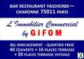 Photo GIFOM - Fonds Bar Restaurant quartier Faidherbe-Charonne 75011 PARIS