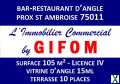 Photo Vente fonds de commerce Bar/Restaurant Licence IV et terrasse 75011 Paris - Saint Ambroise.