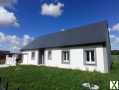 Photo maison neuve. Plain pied. 4 chambres. jardin clos avec terrasse.