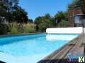 Photo Maison T4 ossature bois 95m² piscine chauffée, garage, jardin 1052m² paysagé sans vis à vis au calme