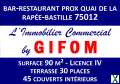 Photo GIFOM - Fonds bar restaurant 90 m² avec terrasse prox Bastille - quai de la Rapée 75012 PARIS