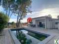 Photo maison contemporaine garage piscine jardin