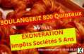 Photo BOULANGERIE-VIENNOISERIE-PATISSERIE-SNACKING 800 Quintaux annuel-avec EXONÉRATION Impôts Sociétés pendant 5 ans