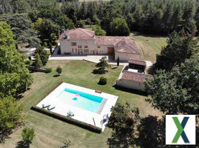 Photo Sublime Gascogne avec 30 ha, piscine et dépendances