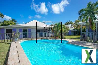 Photo LE FRANCOIS : CAP EST : VIlla F5 + Bungalow F2 + piscine sur 1400m² de terrain plat